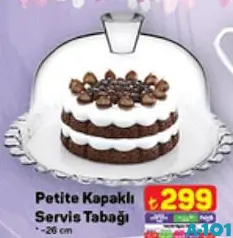 PAŞABAHÇE PETİTE KAPAKLI SERVİS TABAĞI
